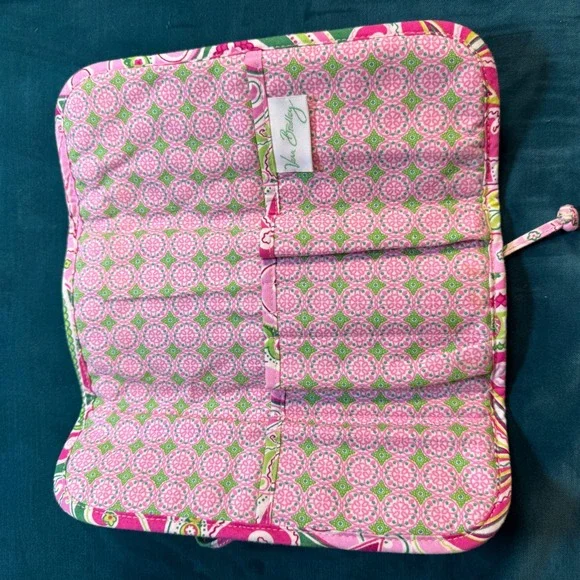 Vera Bradley Purple Paisley Crossbody Wallet Organizer Bag Lot of 3 Bundle Quilt - Picture 7 of 16